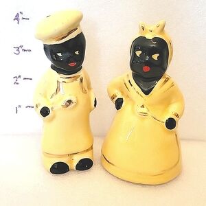Black americana S & P shakers